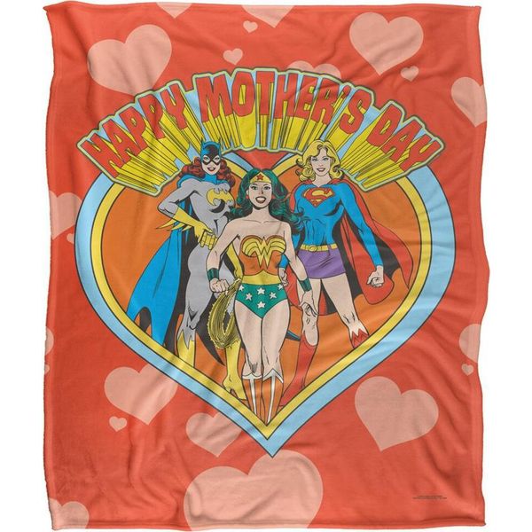 Justice League - Coperta "Happy Mothers Day"" TV19449 (Taglia Unica) (Colorato)"-image
