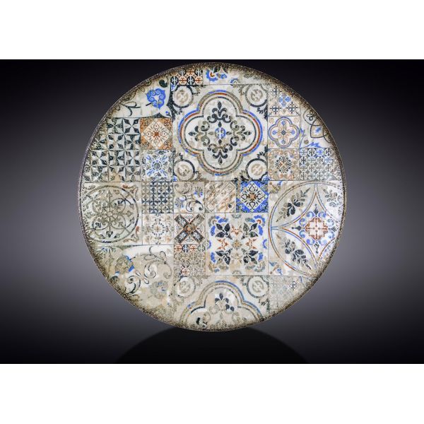 Piatto Piano Wilmax, 27 Cm, Porcellana, Mosaico Vintage, WL-671306/A-image