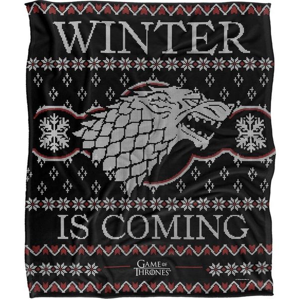 Game Of Thrones - Coperta "Winter Is Coming"", Fair Isle TV19077 (Taglia Unica) (Colorato)"-image