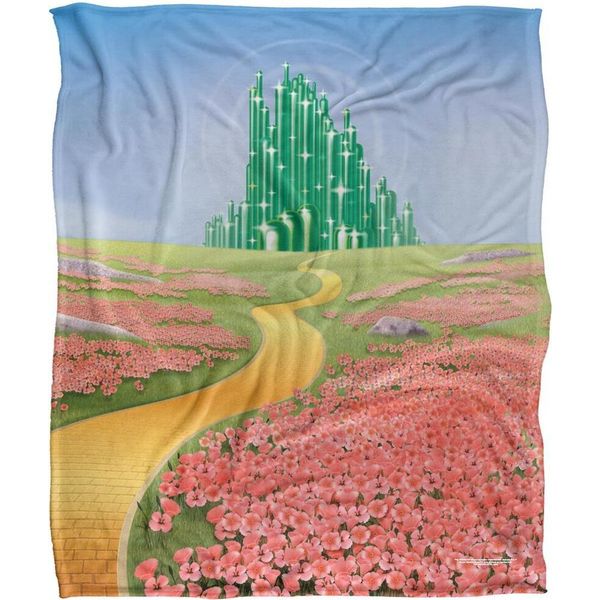 Il Mago Di Oz - Coperta "Città Di Smeraldo"", Scena Pittoresca TV19396 (Taglia Unica) (A Colori)"-image