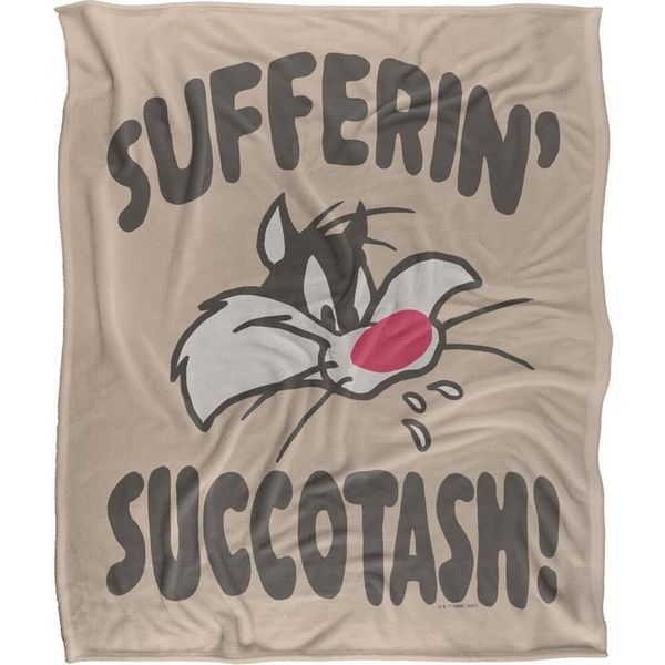 Looney Tunes - Coperta "Sufferin Succotash"", Scarabocchio TV18809 (Taglia Unica) (Colorato)"-image