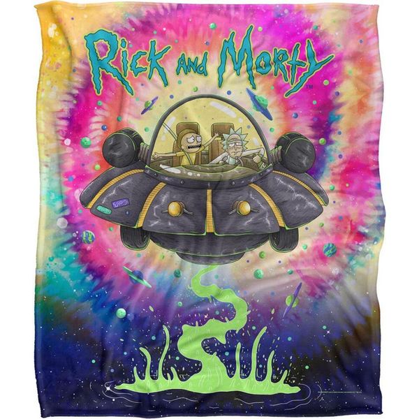 Rick And Morty - Coperta "Trippa Spaziale"" TV18764 (Taglia Unica) (Multicolore)"-image