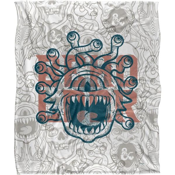 Dungeons & Dragons - Coperta, Retro TV19394 (Taglia Unica) (Bianco)-image