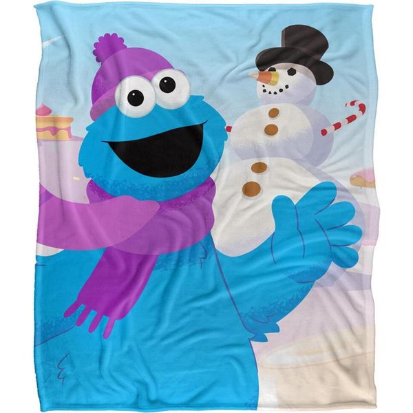 Sesame Street - Coperta, Pupazzo Di Neve TV18867 (Taglia Unica) (Colorato)-image