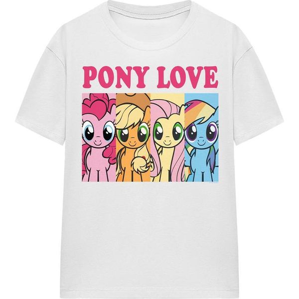 My Little Pony - Maglietta "Pony Love"" Per Uomo/Donna Unisex TV19285 (Xl) (Bianco)"-image