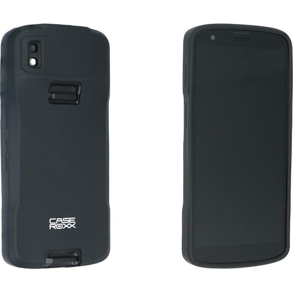Borsa Protettiva Per Computer Portatili Caseroxx Compatibile Con Zebra TC22 / TC27, Borsa In Gomma Nera Protettiva Per Il Vetro-image