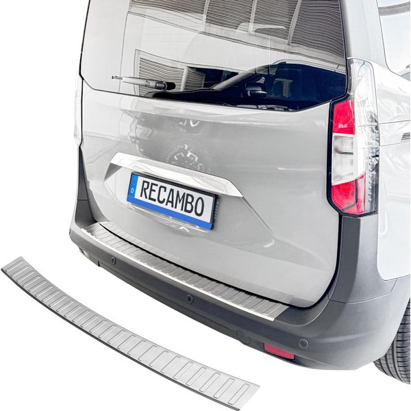Protezione Paraurti In Acciaio Inox Opaco Adatta Per Ford Transit Courier | Bj Dal 2023>-image