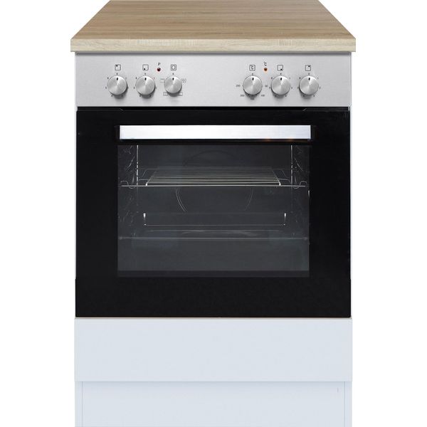 Herdumbauschrank Kochstation "Ks-Mali", Weiß, B:60Cm H:85Cm T:60Cm, SchräNke, Herdumbauschrank, Breite 60 Cm-image