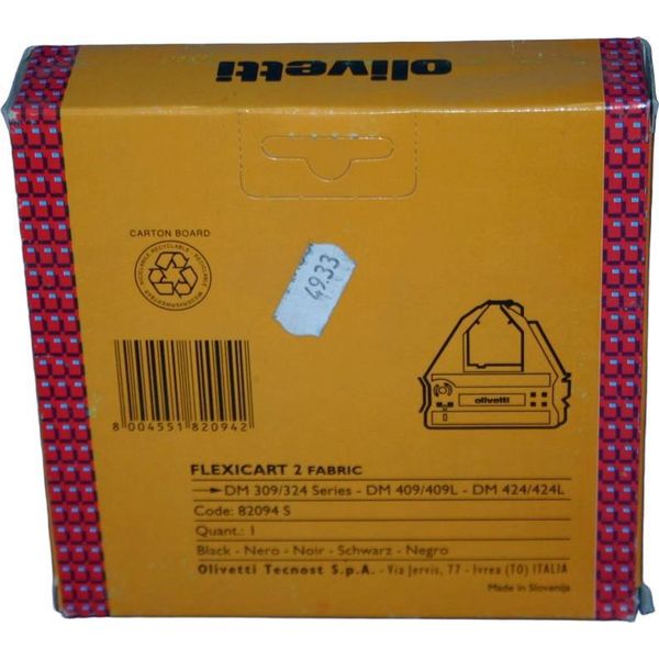 Olivetti 82094 Nastro Originale Per Stampante Nylon Nero-image