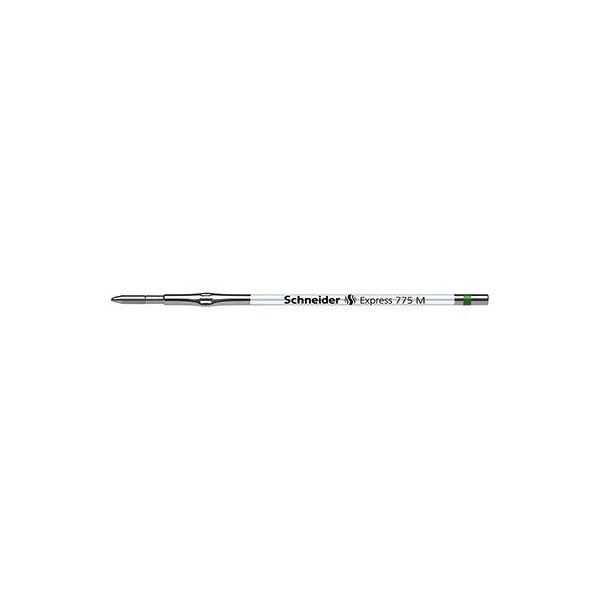 10X Refill A Sfera Schneider SN7764 Express 775 - M, Verde (Indelebile)-image