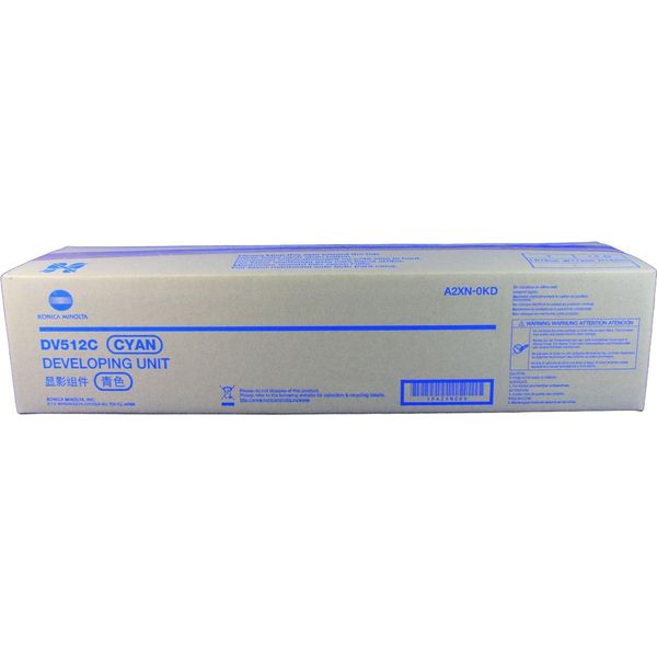 Konica Minolta Konica-Minolta Konica-Minolta Unità Sviluppatore DV-512 DV512 Ciano 600K (A2XN0KD)-image