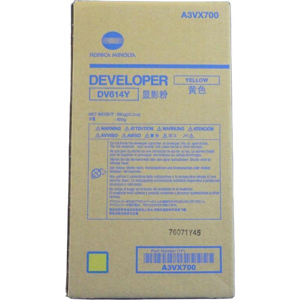 Konica-Minolta Konicaminolta Sviluppatore DV-614 DV614 Giallo Giallo (A3VX700)-image