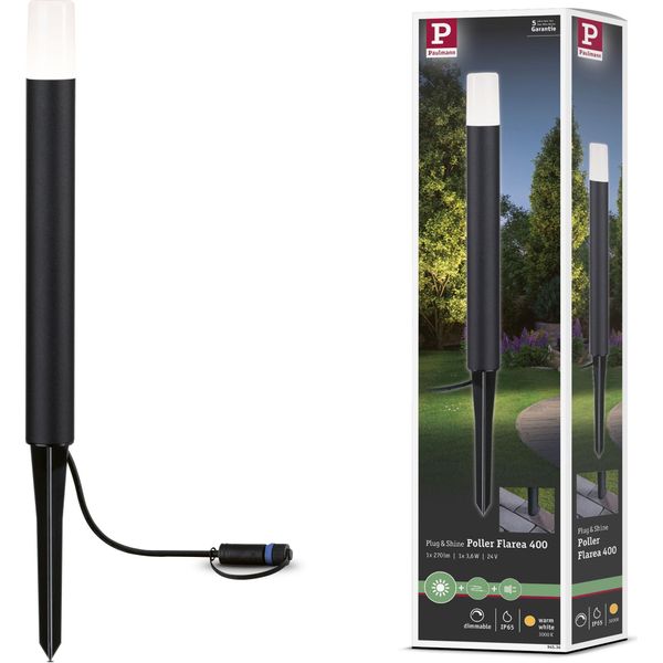 Paulmann Plug & Shine Luce Di Dissuasione A Led Flarea Luce Singola-image