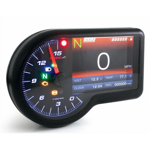 RX-3 Tachimetro E Tachimetro Multifunzione Tft Digitale Koso Nero-image