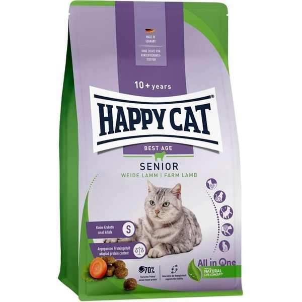 Happycat 4Kg Senior Pascolo Agnello-image