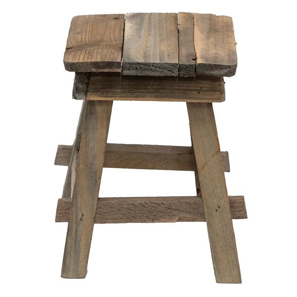 Tavolo Per Piante Clayre & Eef 15X15X21 Cm Legno Marrone-image