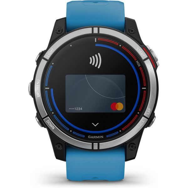 Garmin Quatix 7 3,3 Cm (1.3") Mip 47 Mm Digitale 260 X 260 Pixel Touch Screen Blu Wi-Fi Gps (Satellitare)"-image