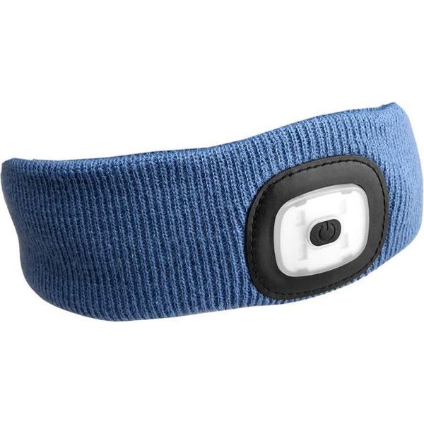 Lampada Frontale A Led Sixtol Con Lampada Frontale, Blu Ricaricabile-image