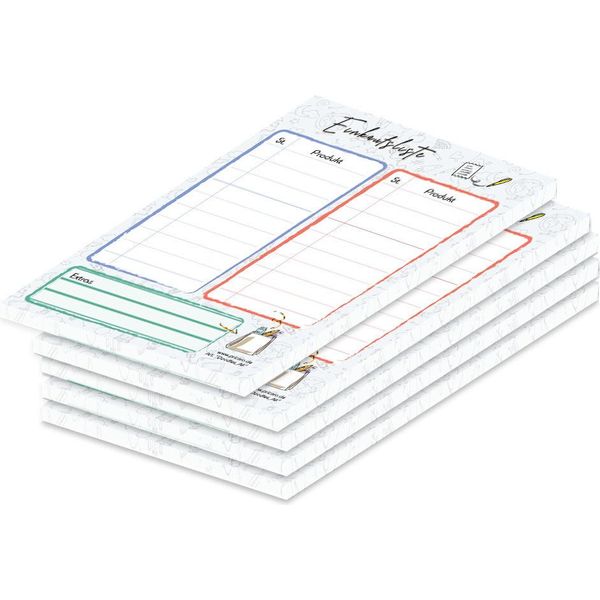 Lista Della Spesa Pricaro "Scarabocchi"", A6, 5 Pezzi"-image