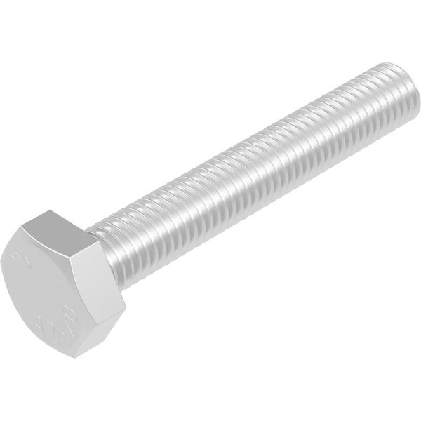 Vite A Testa Esagonale Seccaro M10 X 65 Mm, Acciaio Inox V2A Va A2, Din 933 / Iso 4017, Testa Esagonale, 20 Pezzi-image
