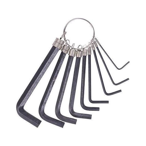 Set Di Chiavi Strend Pro HK0041, 9 Pezzi, 1,5-10 Mm, Imbus, Esagonali, A Bussola-image
