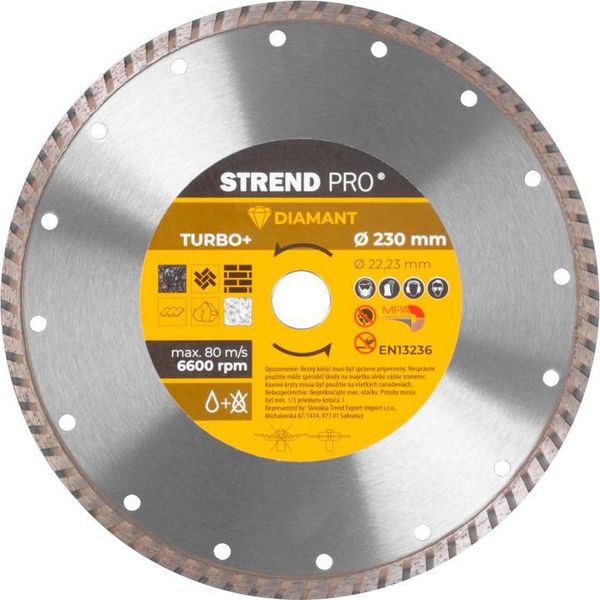 Disco Strend Pro 521C, 230 Mm, Diamantato, Turbo +-image