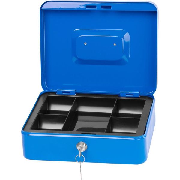 Cassetta Cashbox 250X200X90 Mm, Per Denaro-image