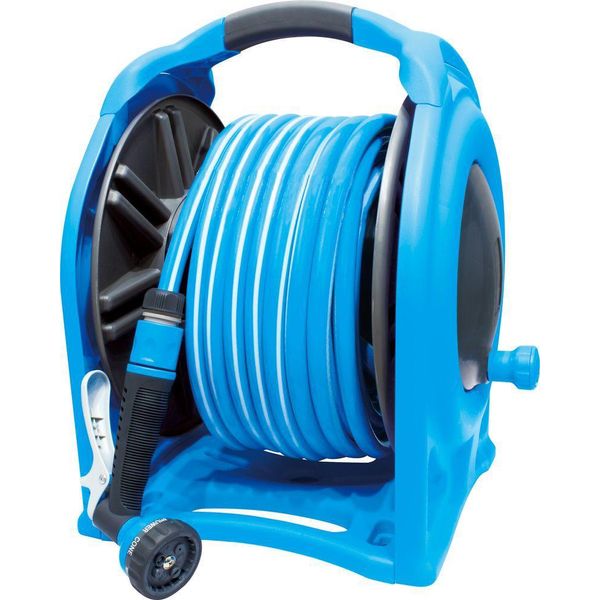 Avvolgitubo Aquacraft 990076, Con Tubo Da Giardino 1/2", L-25 M, Pistola"-image