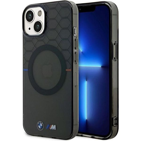 Etui Bmw Bmhmp14Mhgpk Iphone 14 Plus/ 15 Plus 6.7 Szary/Modello Grigio Magsafe-image
