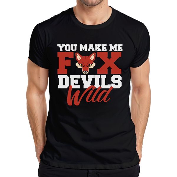Mi Fai Impazzire Fuchs Teufels Wild Bayrisch Saying Maglietta Da Uomo, Nero, L-image