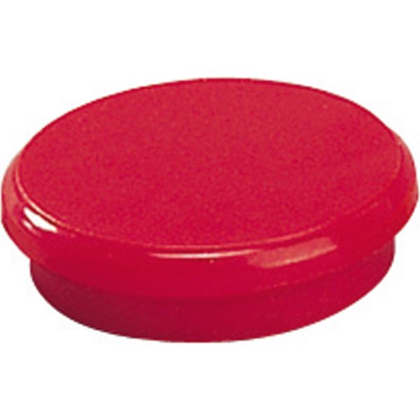 Morsetto Magnetico Dahle 95524-21417 24 Mm Rosso 10 Pezzi/Confezione.-image