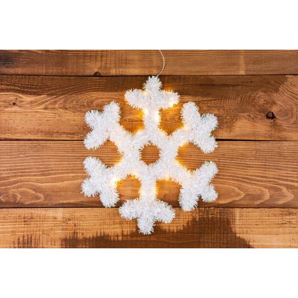 Fiocco Magichome Natale, 20X Led, Bianco Caldo, 2Xaa, Timer, 43 Cm-image