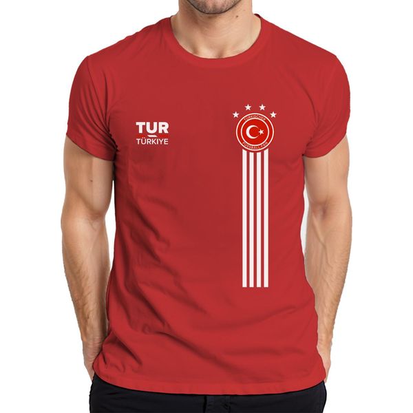 Maglietta Da Uomo Della Coppa Del Mondo Di Calcio Della Turchia, Rosso, L-image
