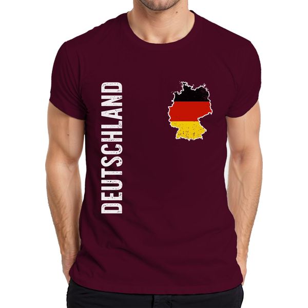 Maglietta Da Uomo Germany Flag Football World Cup 2026, Borgogna, M-image