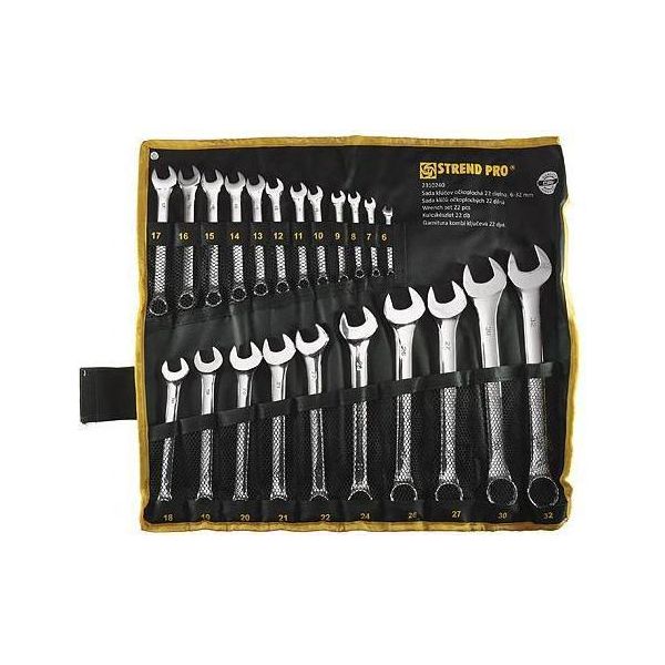 Set Di Chiavi Strend Pro HR31586, Combinate, 22 Pezzi, Cr-V, 6-32 Mm-image
