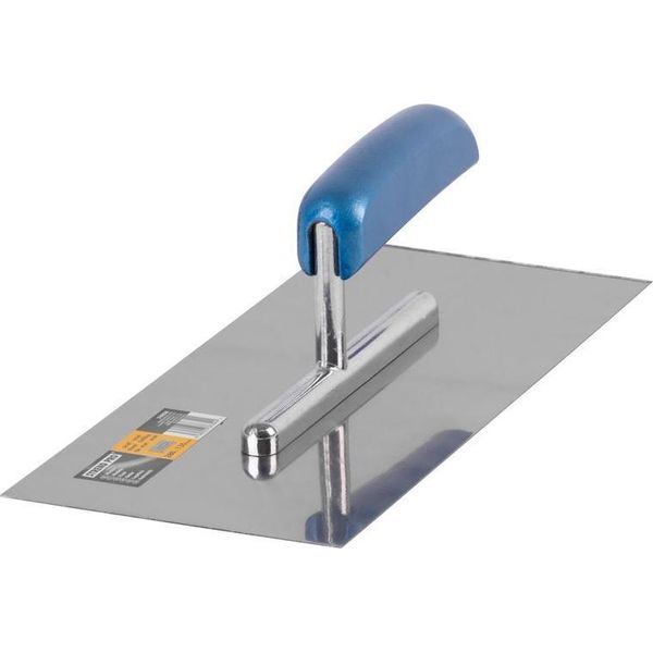 Spatola Strend Pro 0812.010CS Blueline, Manico In Legno, 280X130 Mm, Dritta, Woodhand, Acciaio-image