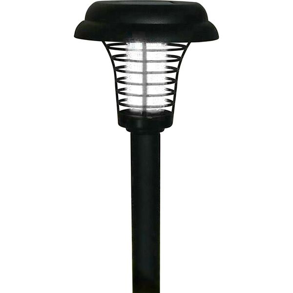Lampada Strend Pro Moki 57, Anti Insetti E Zanzare, Solare, Uv+Led Bianca, 13X42 Cm, Aa-image