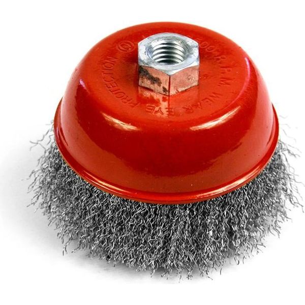 Spazzola Strend Pro CCB-501, 100 Mm, A Tazza, Ondulata, M14X2, Filo 0.3 Mm-image