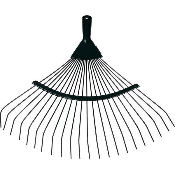 Rastrello Per Foglie Strend Pro R119, 22 Lamelle, 45 Cm, A Ventaglio, Senza Manico-image