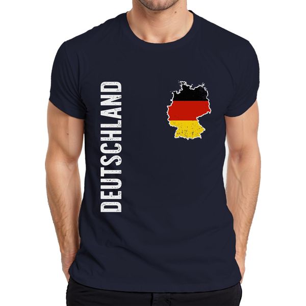 Maglietta Germania Bandiera Coppa Del Mondo 2026 Uomo, Navy, 3XL-image