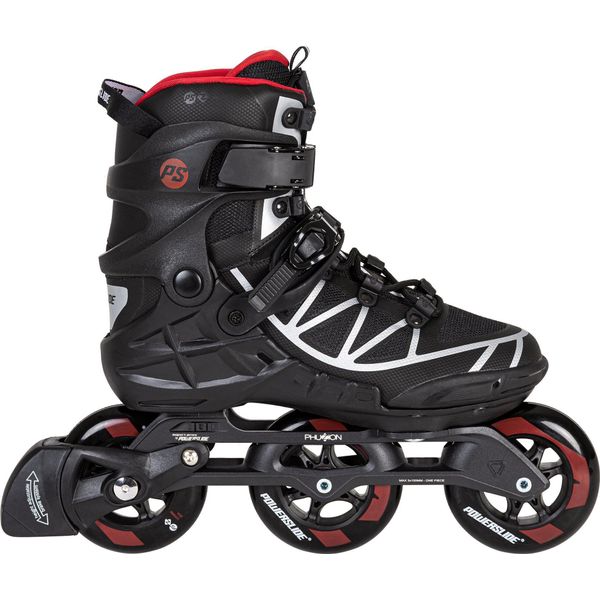 Pattini A Rotelle Powerslide Phuzion Argon Scarlet 100 Trinity, 44, 3X, 100-image