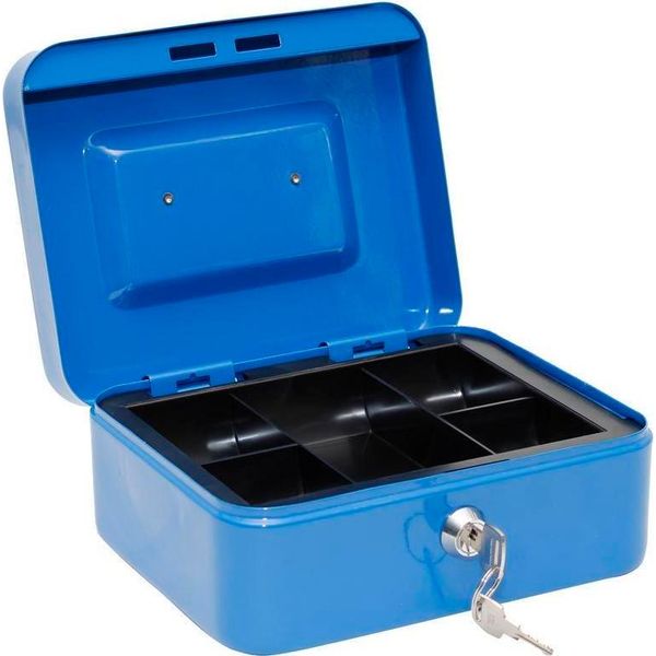 Cassetta Cashbox 200X160X90 Mm, Per Denaro-image