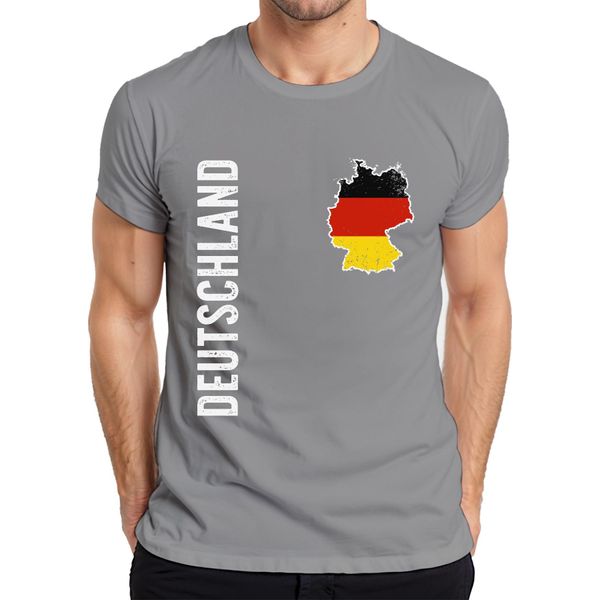 Maglietta Germania Bandiera Coppa Del Mondo Di Calcio 2026 Uomo, Grigio, Xl-image