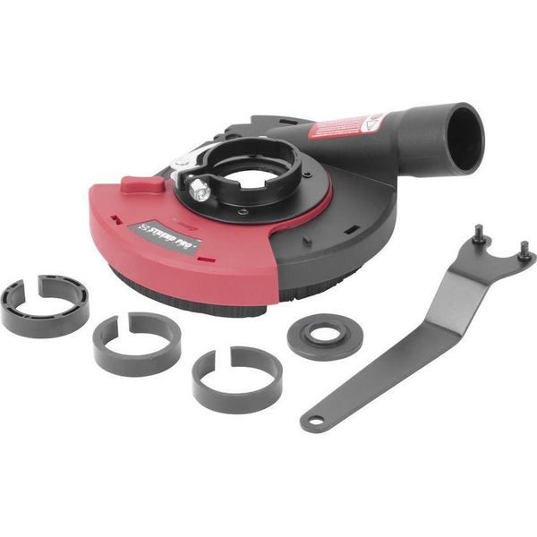 Coperchio Strend Pro DP128, Aspirante, 115/125 Mm, Per Smerigliatrice Angolare-image