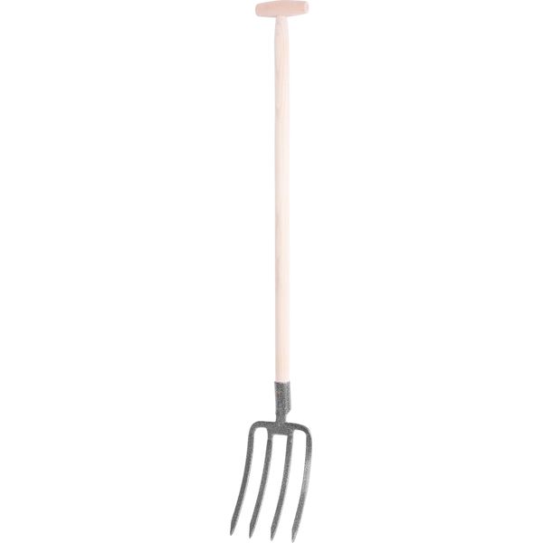 Forcone GD-029O, 4 Denti, Da Scavo Forgiato, Con Manico A T-image