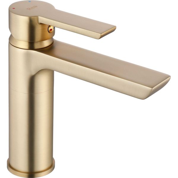 Miscelatore Per Lavabo Rea Argus Gold Brush Basso-image