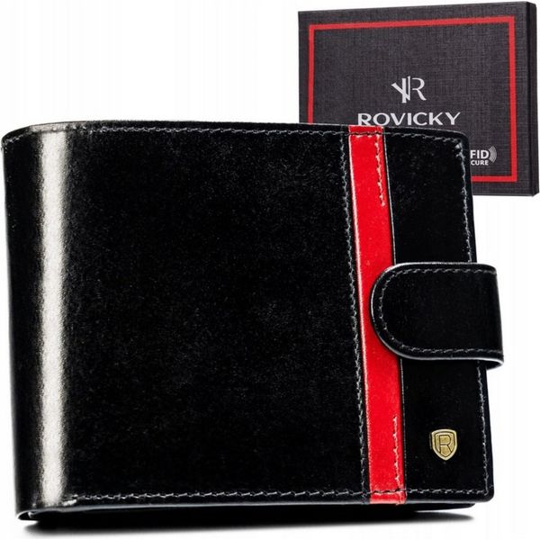 Portafoglio Da Uomo In Pelle Con Rfid - Rovicky-image