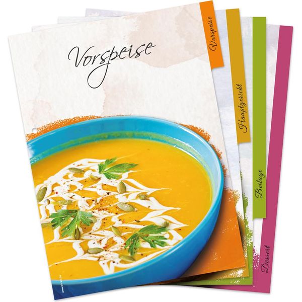 Organizzatore Di Cartelle Pricaro "Delicious"", A4, 4 Sezioni"-image