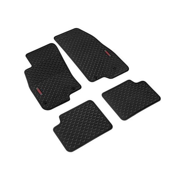 Pilot, Set Di Tappetini In Gomma Ecologica Personalizzati - Compatibili Per Fiat Grande Punto 3P (09/05>04/12) - Fiat Grande Punto 5P (09/05>04/12)-image