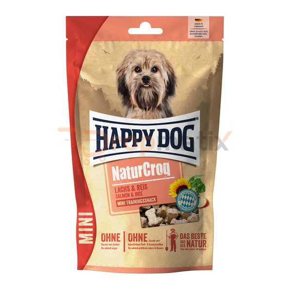 Happydog 100Gx10 Naturcroq Mini Lachs & Reis Snack-image